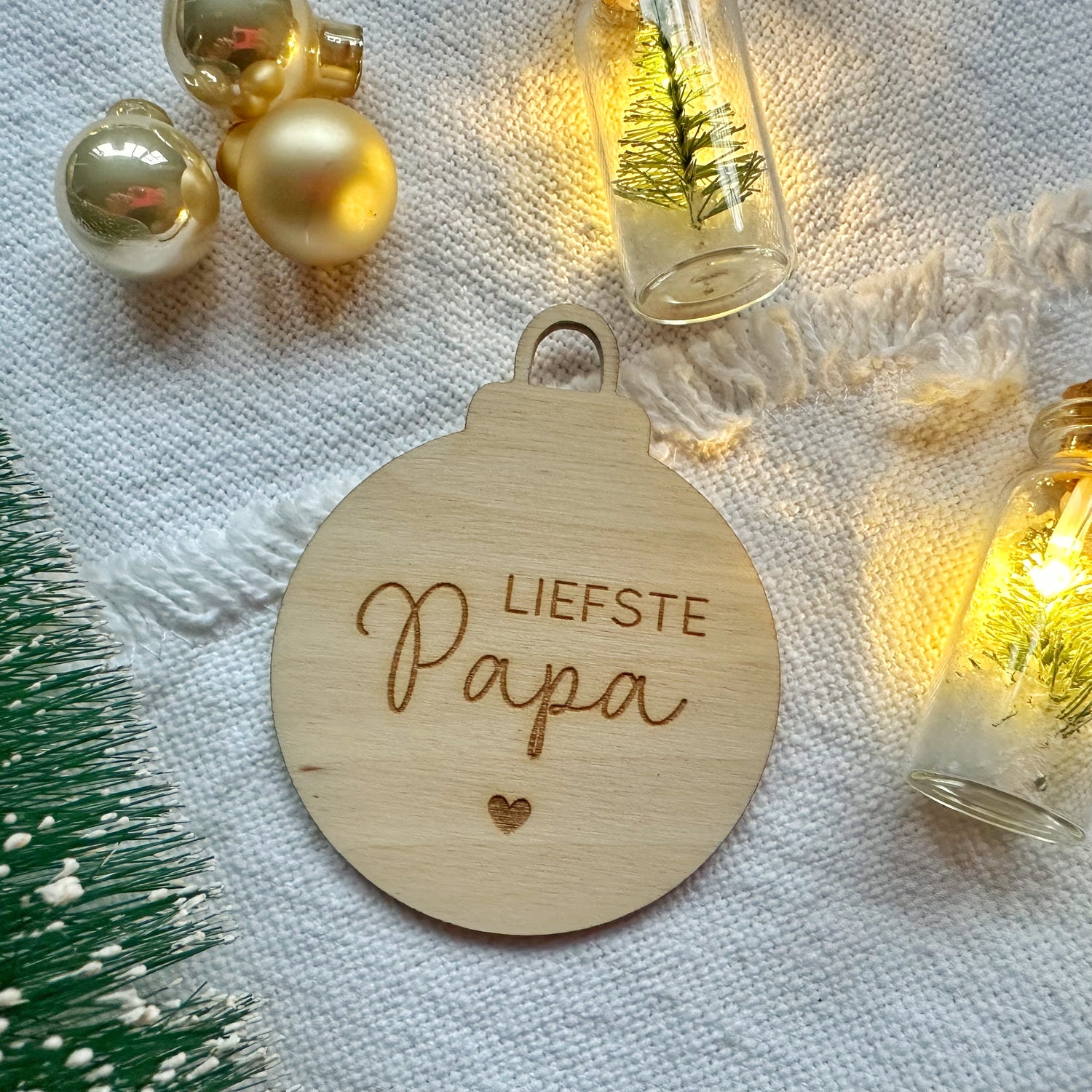 Liefste ... | houten kerstbal