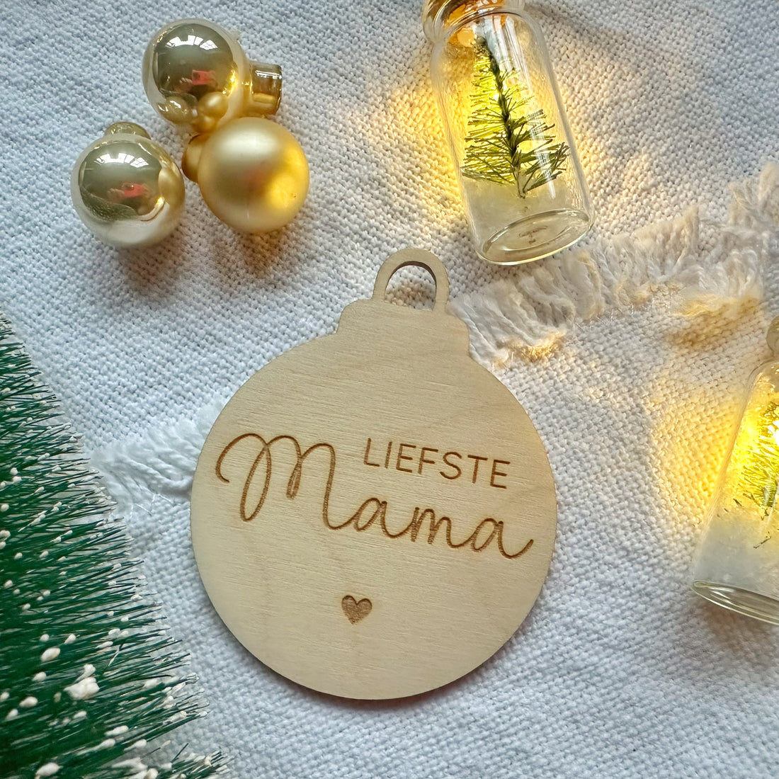 Liefste ... | houten kerstbal