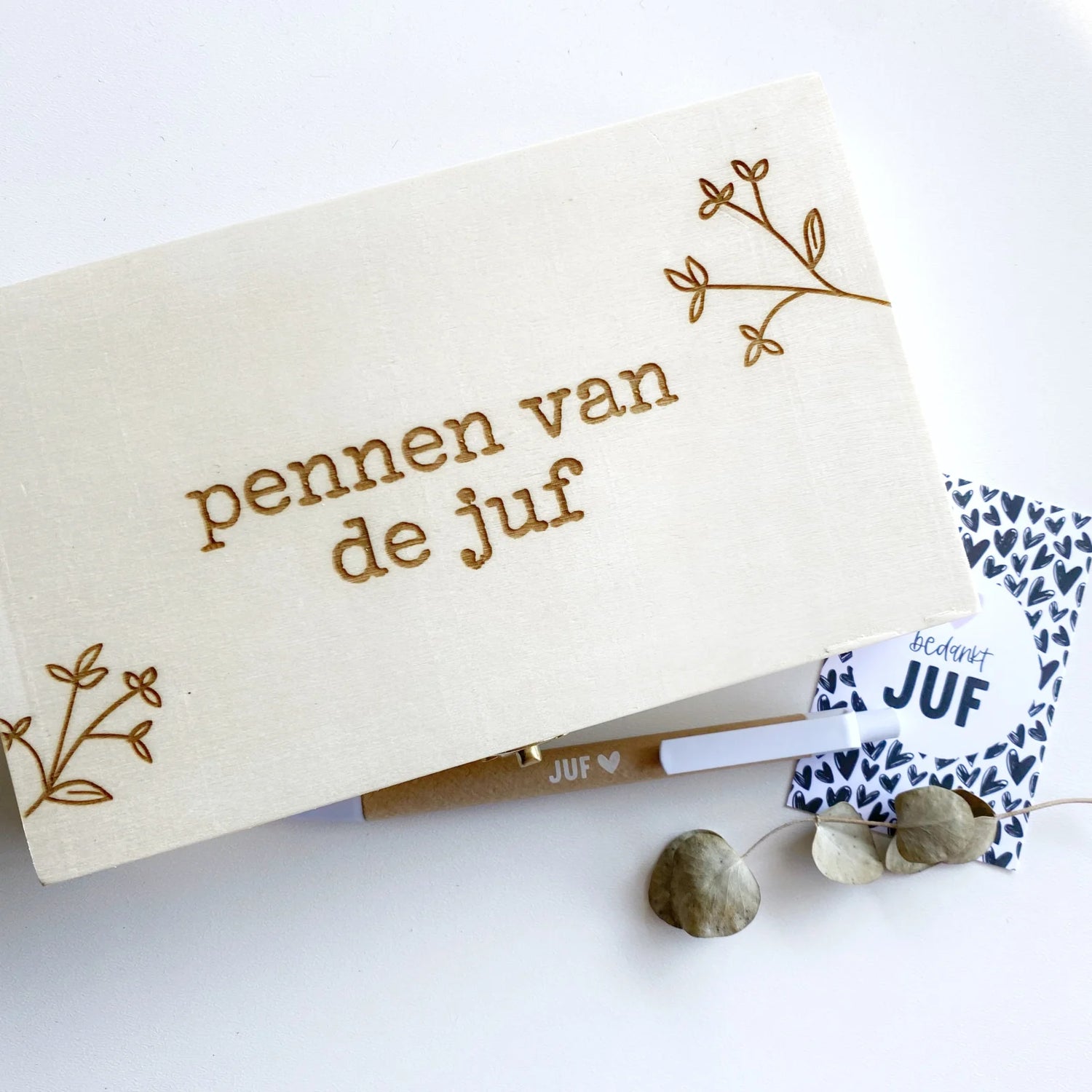 Pennen van de juf/meester - pennenbakje